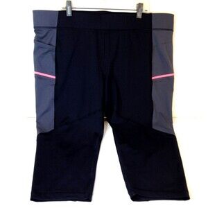 Fila Sport Running Shorts Mens XLarge Black & Green Gym Activewear